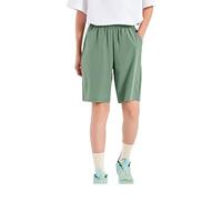 361°童装男女童梭织五分裤夏季小中大童运动裤男童短裤 蒙雾绿1702 120 120cm