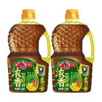 多力小榨浓香菜籽油1.8L*2瓶非转基因低芥酸油菜籽物理压榨