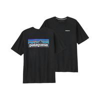 PATAGONIA巴塔哥尼亚男款短袖 P-6Logo Responsibili混纺38504 黑色 S