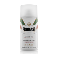 PRORASO 博拉索 绿茶抗敏系列男士燕麦绿茶剃须泡沫 300ml