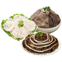 潮夫道 X亲热 非碱发 黑毛肚白千层黑千层 1500g