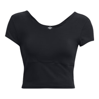 UNDER ARMOUR/安德玛 修身 女士训练运动短袖T恤 黑色001 L