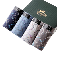 浪莎内裤男士纯棉平角裤全棉大码肥佬宽松裤夏季阿罗裤运动四角短裤 【4条纯棉】藏青蓝色深灰浅灰 XL【体重110-130斤】