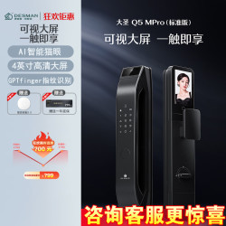 德施曼 DESMAN DESSMANN 德施曼 Q5MPro 指纹锁 电子锁 密码锁 可视猫眼 智能门锁