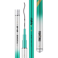 汉鼎鱼竿汉鼎战二代超硬轻野钓进阶碳素竿渔具鲫鱼竿台钓竿钓鱼竿手竿 6.3m 汉鼎战二代