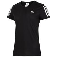 阿迪达斯 adidas圆领短袖女装上衣运动休闲舒适透气跑步时尚T恤