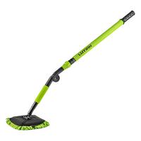 绿田弯杆洗车拖把刷子伸缩长柄工具不伤车折叠擦车清洁掸