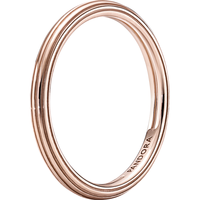 潘多拉（PANDORA）ME系列线形纹理戒指玫瑰金色款对戒 金色 169591C00 44mm
