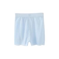 童泰夏季婴幼儿女宝宝衣服休闲裤子女童轻薄透气两用裆打底短裤 蓝色 80cm