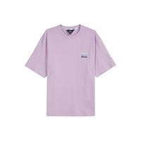 美津浓(MIZUNO)23春夏新品男女短袖T恤 情侣款复古棒球文化短袖 72/奇幻紫 L