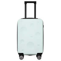 Mexican 稻草人 行李箱男女小型20英寸万向轮拉杆箱潮流密码箱旅行箱出差皮箱子免托运登机箱小米绿