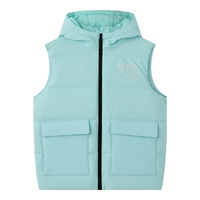 361°童装男女童羽绒马夹年冬季通码加绒保暖基础百搭儿童马夹 运河蓝 140cm