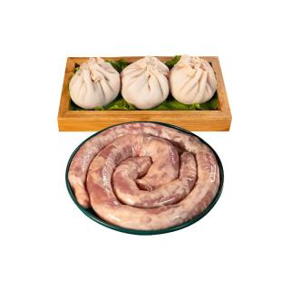 蒙盛君粮 内蒙肚包肉肉肠组合 2斤 苏尼特肚包肉肉肠生鲜羊肉源头直发 肉肠肚包肉组合2斤