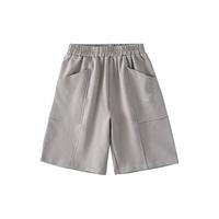 Cotton Town/棉花堂 透气 儿童短裤 灰色 110