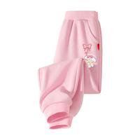 JEANSWEST CLUB真维斯集团女童春秋款卫裤2024童装运动裤子儿童秋装时髦长裤 蝶结狗K分 120