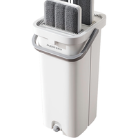 佳帮手 Joybos拖把家用一拖净免手洗2024平板拖干湿两用刮刮桶墩布拖地懒人 40cm拖头+6布+四层刮污+1长杆