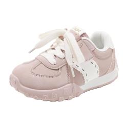 ABCKIDS ABC KIDS儿童鞋 女童阿甘鞋透气软底跑步鞋 白/粉色 27 码