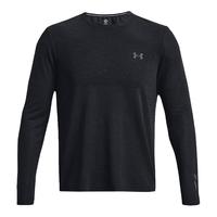 安德玛(UNDERARMOUR)男装 2024春季新款时尚运动服跑步训练健身舒适圆领长袖T恤衫 1375693-