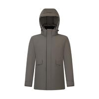 【三防面料|鹅绒】可拆连帽羽绒服男冬季厚款保暖休闲羽绒外套