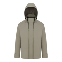 BOSIDENG 波司登 羽绒服男舒适户外休闲轻薄短款穿搭保暖鹅绒外套B20142421 灰藤绿4441 190/104A