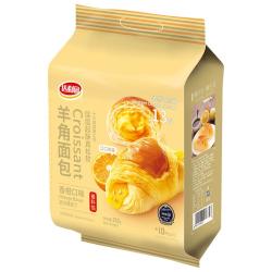 达利园 羊角包香橙味250g夹心手撕面包早餐休闲零食牛角包独立包装