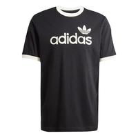 adidas/阿迪达斯 男士针织无领短袖T恤 M