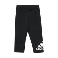 阿迪达斯 adidas中大童休闲修身运动跑步裤大LOGO时尚百搭童装