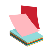 豪艺（HOOYE）A4彩色复印纸 凭证打印纸 儿童手工折纸剪纸彩纸 70g 100张/包 10色混色