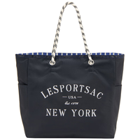 Lesportsac乐播诗潮流系列手提包中号印花托特包 深蓝色