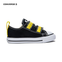 匡威Converse All Star 小童魔术贴男女童帆布鞋青少年百搭休闲鞋婴童 26 【脚长16.5cm】