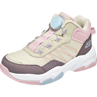 Skechers斯凯奇儿童秋冬旋钮二棉鞋加绒保暖防滑女童时尚运动棉鞋303499L