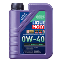 力魔（LIQUI MOLY）德国 全合成机油 汽机油 发动机润滑油 汽车保养 能量型 0W-40 SN A3/B4级 1L