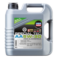 力魔（LIQUI MOLY）德国 全合成机油 汽机油 发动机润滑油 汽车保养 特技AA 5W-30 SP 4L