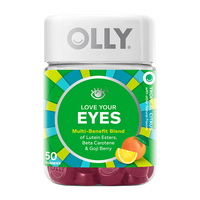 OLLY叶黄素护眼保健品成人保护眼睛软糖50粒/瓶 临期