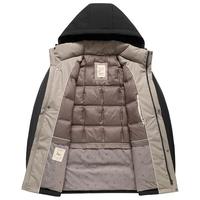 雪中飞 SNOWFLYING【品质鸭绒】2024冬季羽绒服男款加厚保暖防寒商务款外套