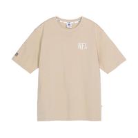 NFL 美职橄经典字母刺绣标纯棉短袖T恤男女同款圆领休闲运动上衣