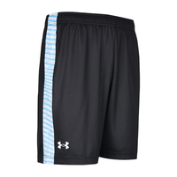 安德玛UNDER ARMOUR运动休闲篮球跑步速干透气男女T恤短裤套装24500509 曼城蓝短裤 2XL