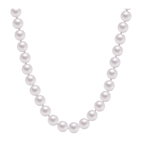 银意坊（yinyifang）近圆淡水珍珠项链珍珠吊坠长款轻奢小众送婆婆实用 珍珠项链长约40cm【7-8mm】