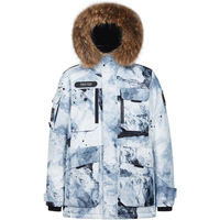 波司登反季羽绒服男极寒羽绒服户外鹅绒外套B20142317 泼墨雪山9R93 155/76A