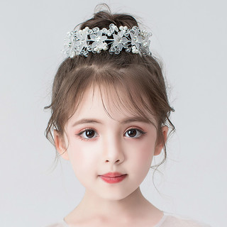 韩国女童皇冠头饰儿童公主小孩王冠发夹小女孩水钻宝宝发饰 玛丽皇冠