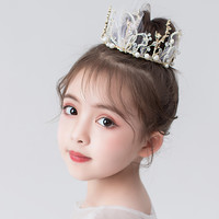 韩国女童皇冠头饰儿童公主小孩王冠发夹小女孩水钻宝宝发饰 冰雪奇缘