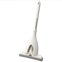 康多多日本迷你海绵拖把吸水免手洗懒人魔术小拖把家用卫生间无水印 海绵替换头2个