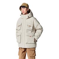 Semir 森马 羽绒服男休闲多口袋工装风时尚轻薄宽松连帽外套