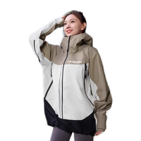 phenix冲锋衣2024年春季女士男款户外防水登山服外套 卡其黑 M