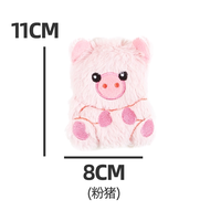 FOFOS两只福狸猫咪玩具弹簧逗猫棒带猫薄荷自嗨解闷幼猫玩具 粉猪 内含响纸