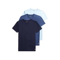 拉夫劳伦（Ralph Lauren）秋冬季潮流休闲纯棉男短袖t恤打底衫3件装 019蓝蓝蓝 M