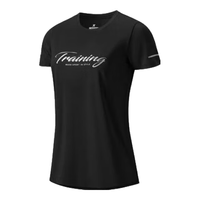 特步（XTEP）女子速干综训短袖T恤百搭877228010198 正黑色 S 