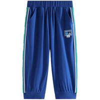 【棉质透气七分裤】时尚针织跑步运动裤男童裤子夏中大儿童裤子