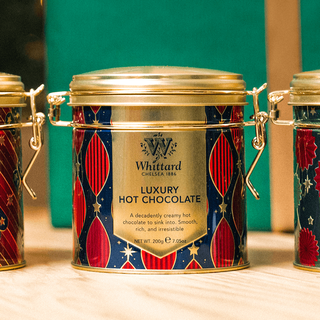 Whittard圣诞奢华热巧克力乐扣礼罐200g英国coco粉 奢华乐扣