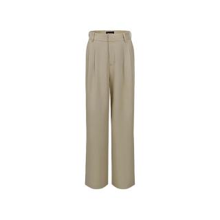 URBAN REVIVO 女装法式轻通勤气质垂感显瘦阔腿裤 UWH640034 卡其 XS
